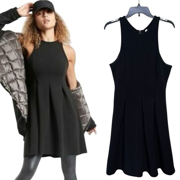 Athleta Dress Fit Flare Tall En Route Scuba - Picture 1 of 10